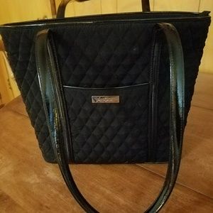 Vera Bradley Black Quilted Bag